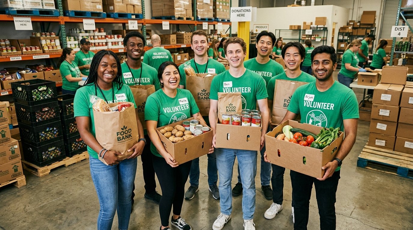 Essential food and survival kits distribution